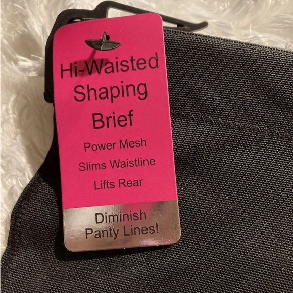 NWT BEBE BRIEF Black High Waisted Laser Power Microfiber Sexy - Picture 3 of 4